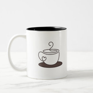 Em Dois Tons Caneca de café