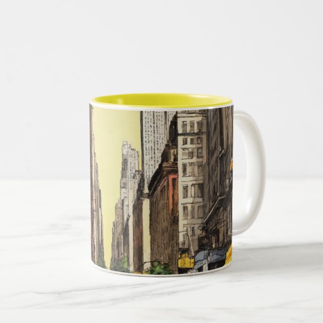 Em Dois Tons Caneca de café (Frente Esquerda)