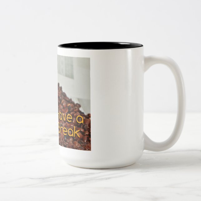 Em Dois Tons Caneca de café (Direita)