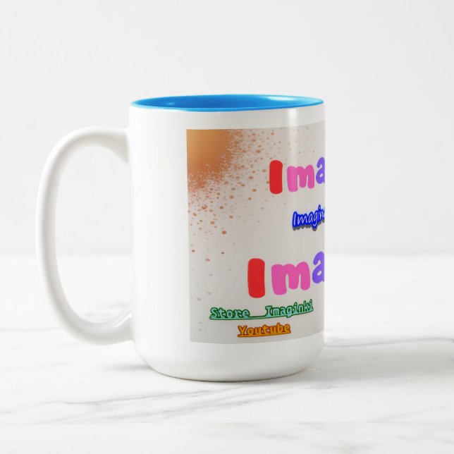 Em Dois Tons caneca de café (Esquerda)