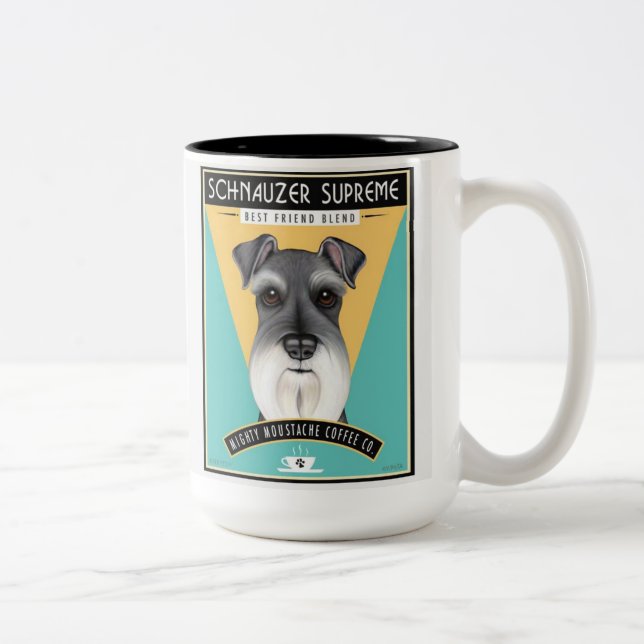 Em Dois Tons caneca de café (Direita)