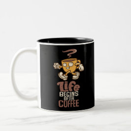 Em Dois Tons Caneca de café