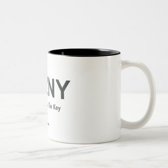 Em Dois Tons Caneca de café (Direita)