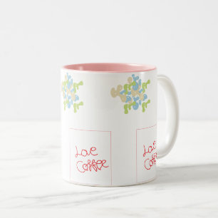 Em Dois Tons caneca de café