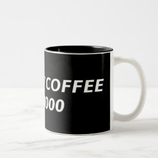 Em Dois Tons Caneca de café #000000