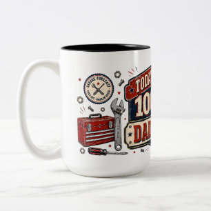 Em Dois Tons Caneca de Café 100% Chance de Papai Consertar