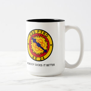 EM DOIS TONS CANECA DE CAFÉ AE-24 PYRO DE USS