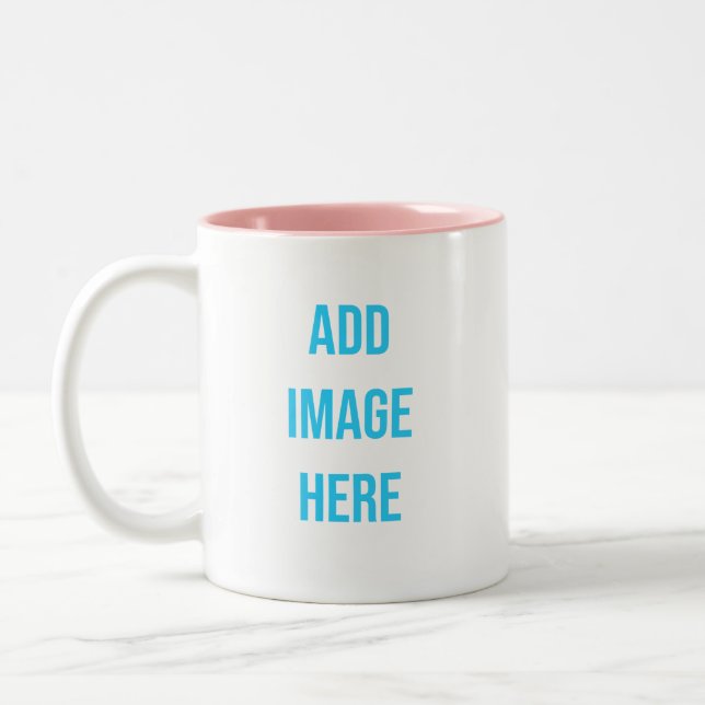 Em Dois Tons CANECA DE CAFÉ Bicolor PERSONALIZADA (Esquerda)