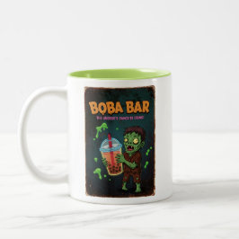 Em Dois Tons Caneca de Café Boba Bar – A Bebida Favorita dos Mo