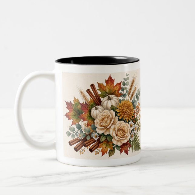Em Dois Tons Caneca de Café Botânico Beber Devagar (Esquerda)