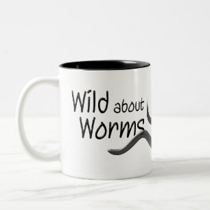 Em Dois Tons Caneca de café C. elegans