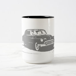 Em Dois Tons caneca de café carro vintage