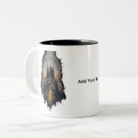 Caneca de Café Catedral Gótica Macabra