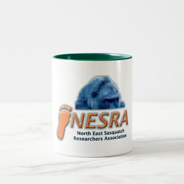 Em Dois Tons Caneca de café cerâmica do Dois-Tom de NESRA - (Centro)