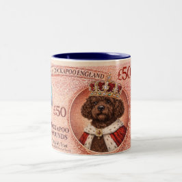 Em Dois Tons Caneca de café Cockapoo Presente engraçado para am