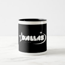 Caneca de Café com Declaração Negrita Dallas é Pés