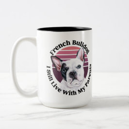 Em Dois Tons Caneca de café com duas tonalidades e frase engraç