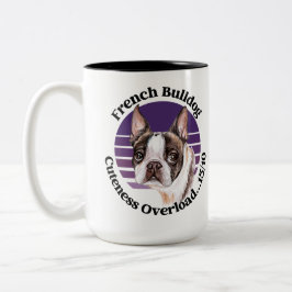 Em Dois Tons Caneca de café com duas tonalidades e frase engraç
