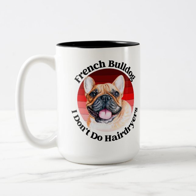 Em Dois Tons Caneca de café com duas tonalidades e frase engraç (Esquerda)
