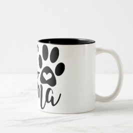 Em Dois Tons Caneca de café com tema para cães
