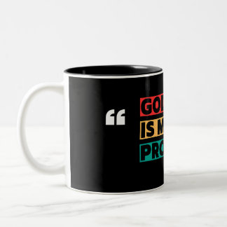 Em Dois Tons Caneca de Café Cristã