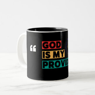 Em Dois Tons Caneca de Café Cristã