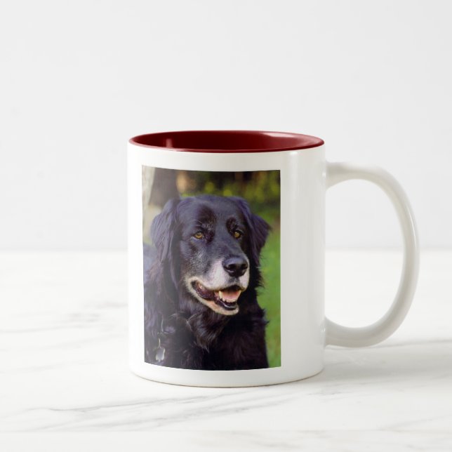 Em Dois Tons Caneca de café customizável (Direita)