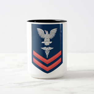 Em Dois Tons Caneca de Café da Classificação de Enfermeiro do H