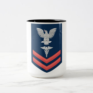 Em Dois Tons Caneca de Café da Classificação de Enfermeiro do H