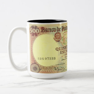 Em Dois Tons Caneca de café da cultura portuguesa