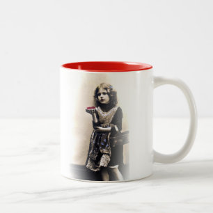 Em Dois Tons Caneca de café da diva da rabanada