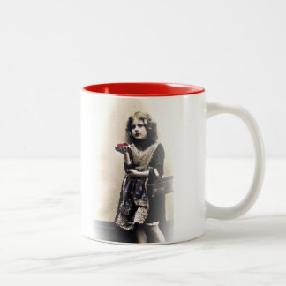 Em Dois Tons Caneca de café da diva da rabanada