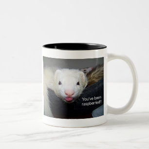 Em Dois Tons Caneca de café da doninha