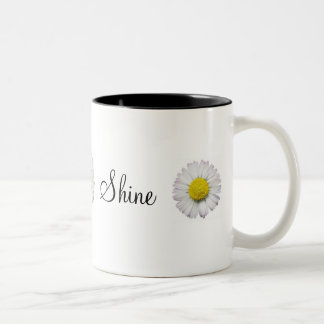 Em Dois Tons Caneca de café da elevação & do brilho