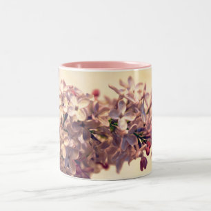 Em Dois Tons Caneca de café da foto do Lilac