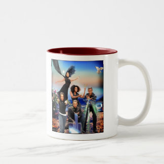 Em Dois Tons Caneca de café da "génese" de Xander