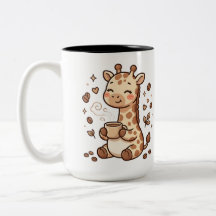 Caneca de Café da Girafa