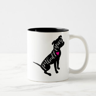 Em Dois Tons Caneca de café da mamã de Pitbull