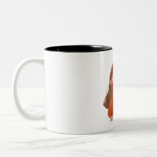 Em Dois Tons Caneca de Café da Menina Aconchegante Fofa