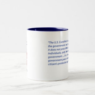 Em Dois Tons Caneca de café das citações de Ayn Rand