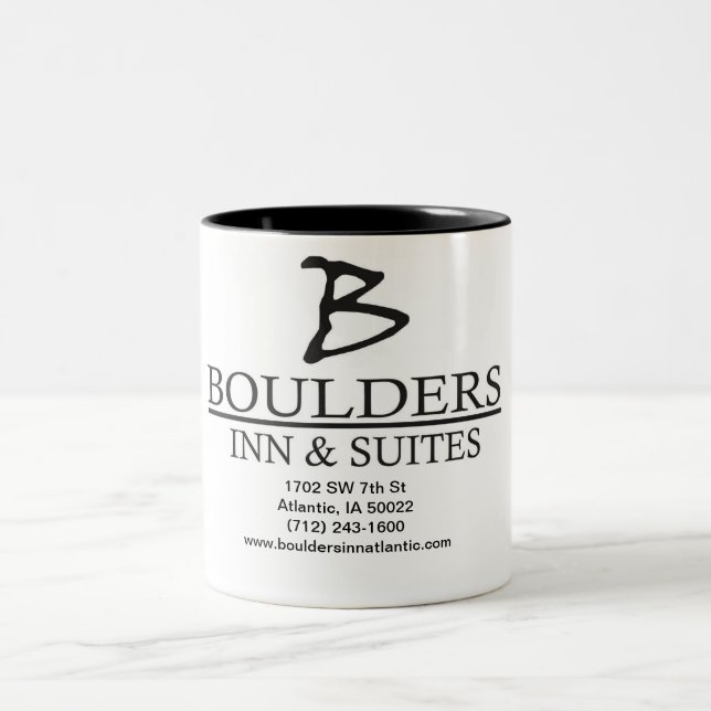 Em Dois Tons caneca de café de 11 onças (Centro)