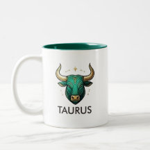 Caneca de Café de Aniversário do Signo de Touro As