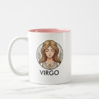 Caneca de Café de Aniversário do Signo de Virgem A
