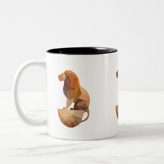 Em Dois Tons Caneca de Café de Astronomia do Signo Estelar (Esquerda)