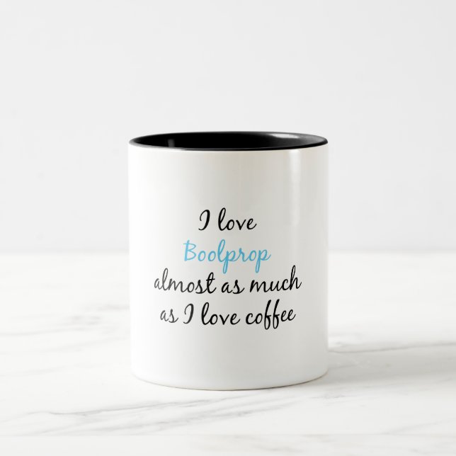 Em Dois Tons Caneca de café de Boolprop (Centro)