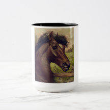 Caneca de café de cavalo