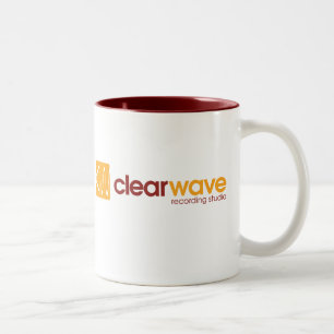 Em Dois Tons Caneca de café de Clearwave