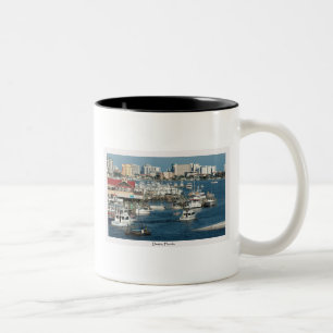 Em Dois Tons Caneca de café de Destin Florida