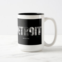 Em Dois Tons Caneca de café de Detroit