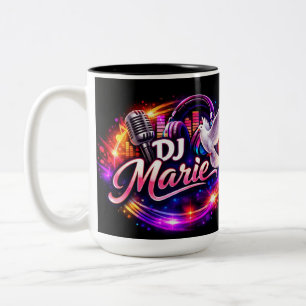 EM DOIS TONS CANECA DE CAFÉ DE DUAS CORES DA DJ MARIE 2